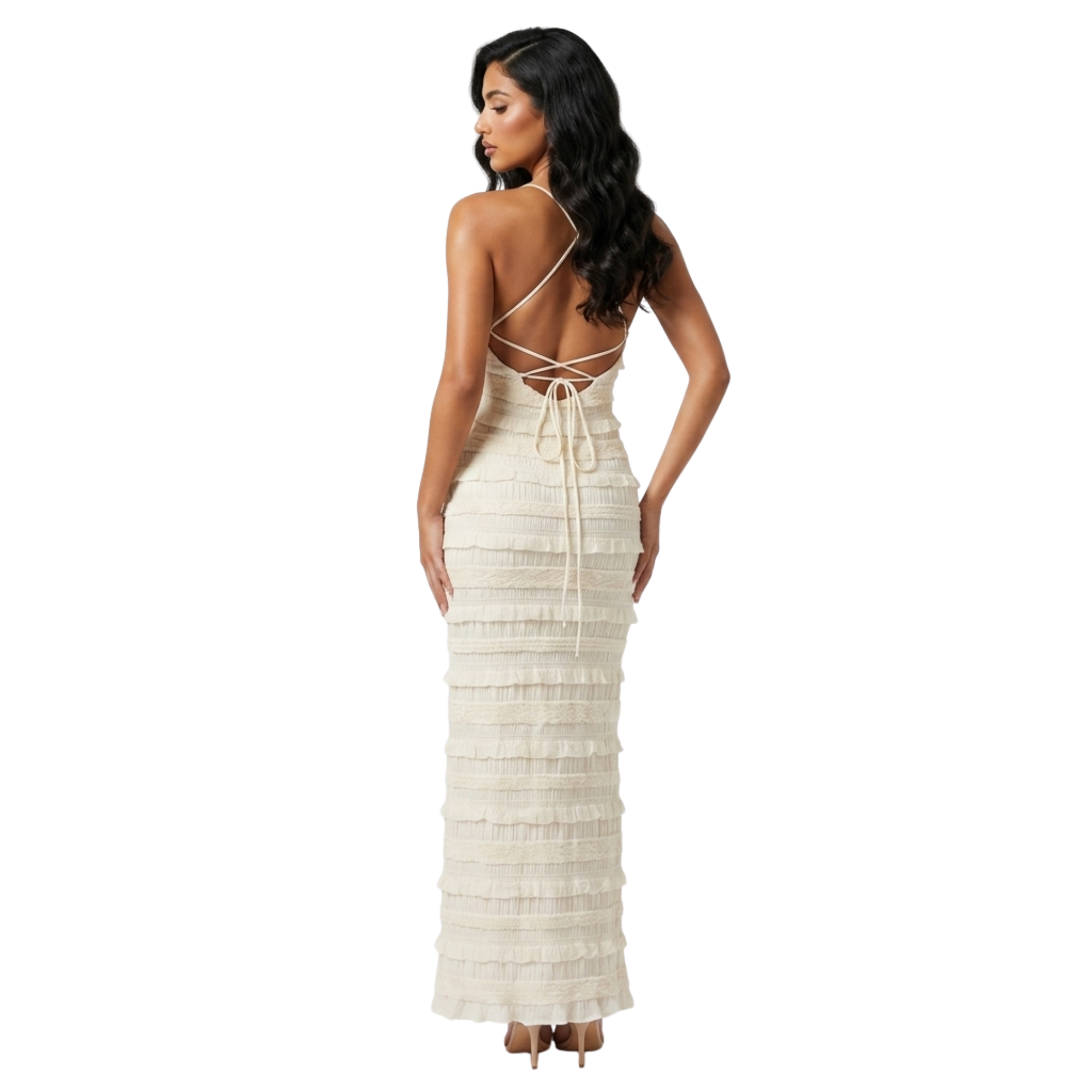 Isla Ruffle Maxi Dress