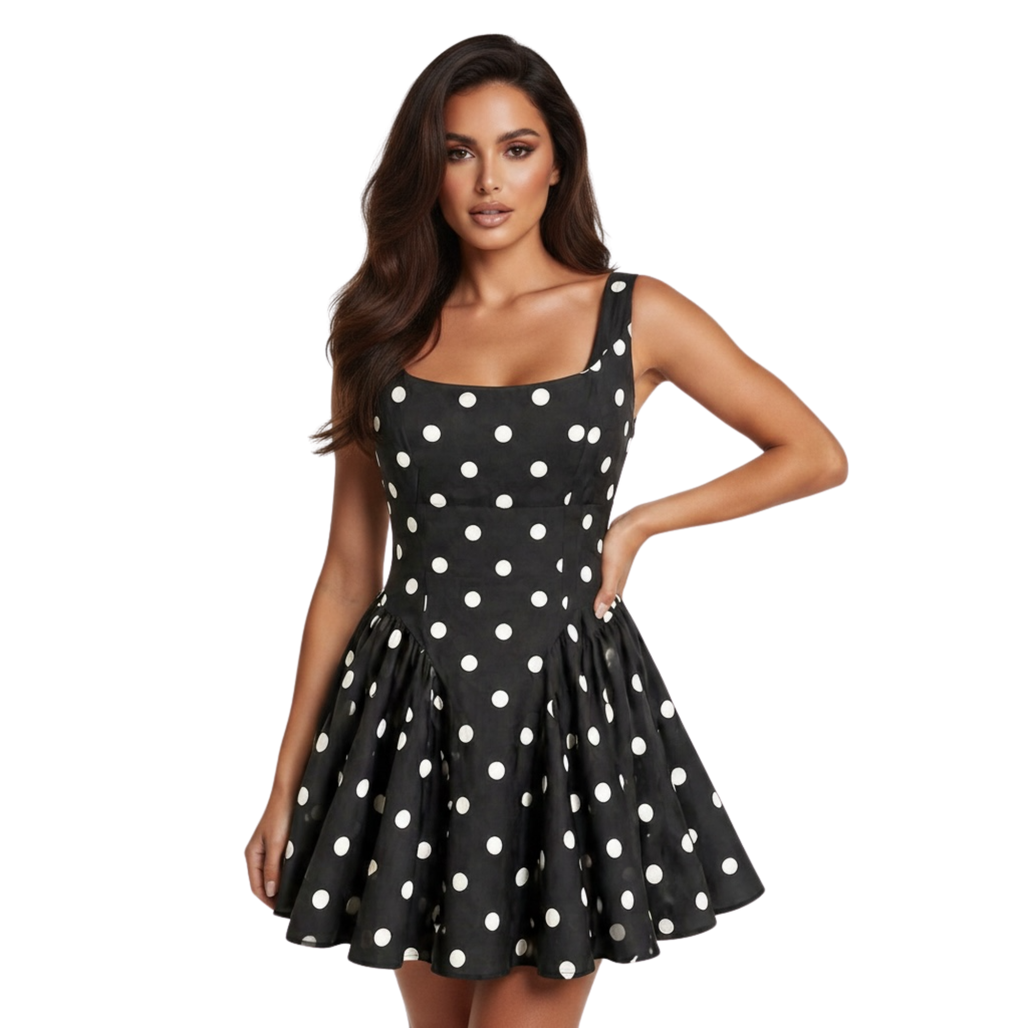 Monroe Polka Dot Mini Dress