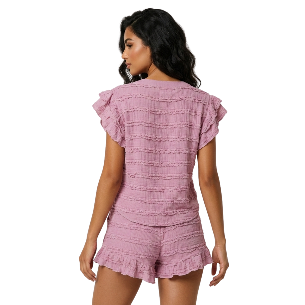 Lotus Textured Flutter Set
