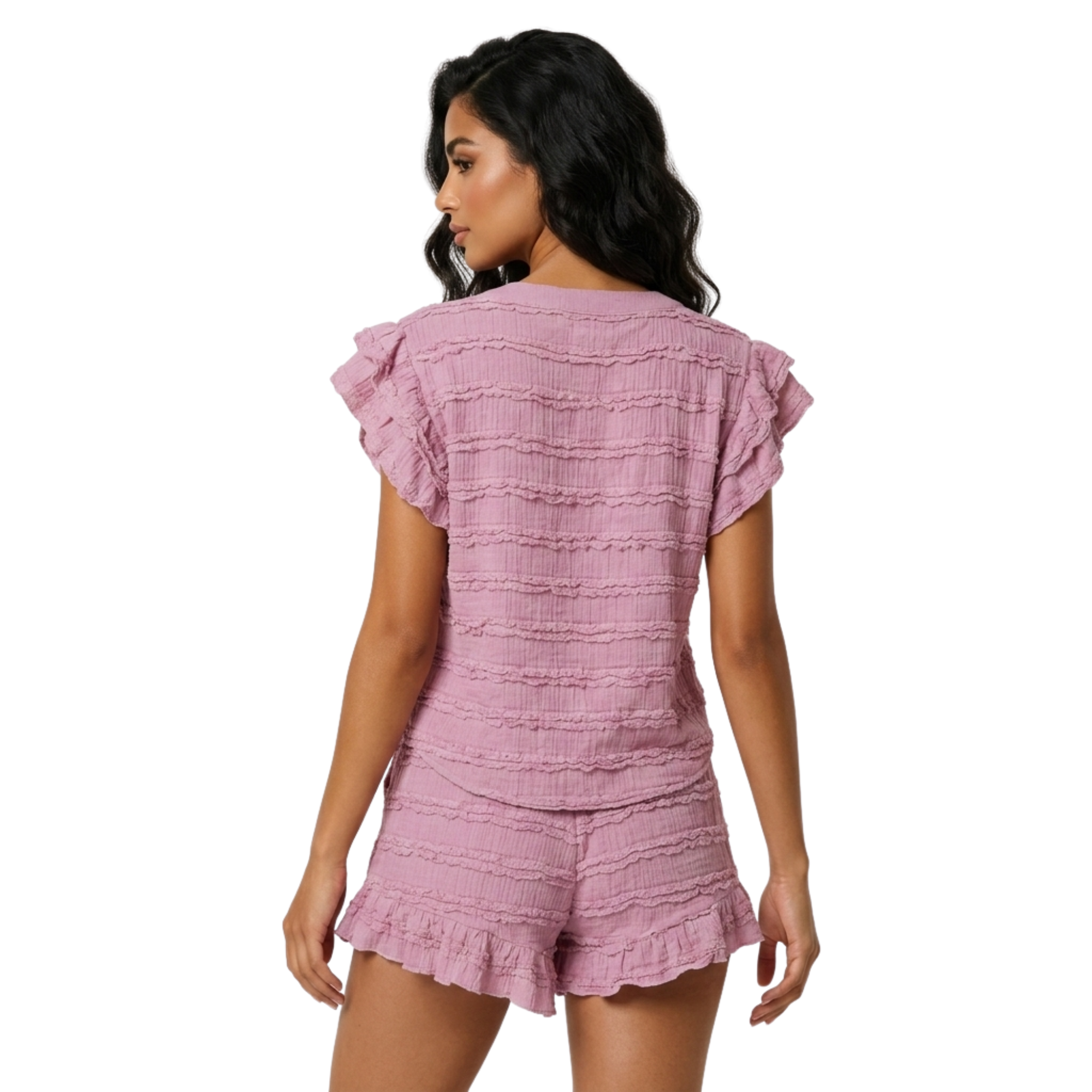 Lotus Textured Flutter Set