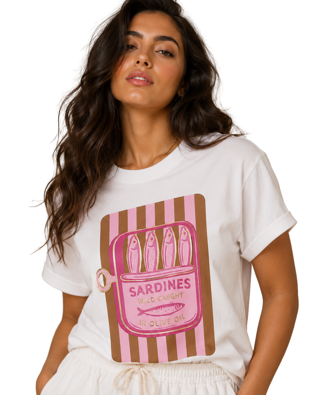 Lisbon Sardine Graphic Crewneck Tee