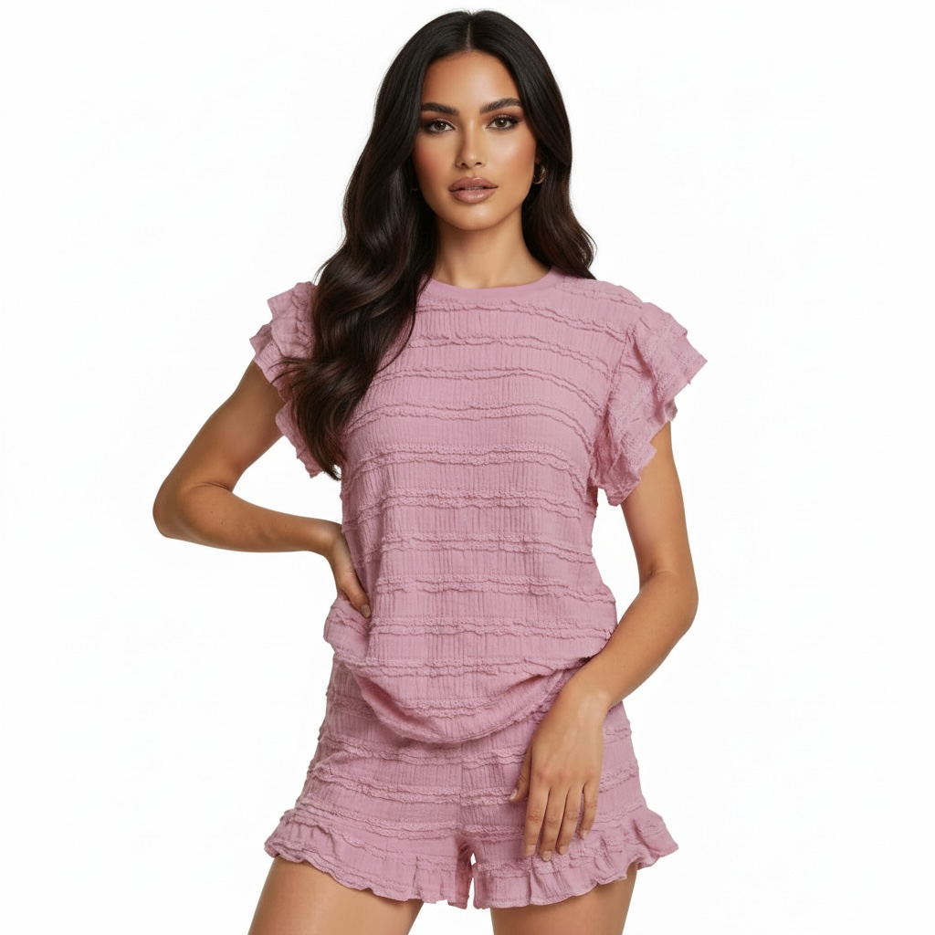 Lotus Textured Flutter Set