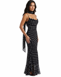 Monroe Polka Dot Maxi Dress